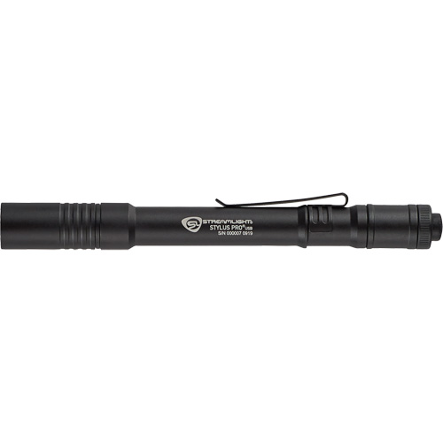 Stylus Pro&reg; USB Pen Light, LED, 350 Lumens, Aluminum Body, Rechargeable Batteries, Included Helyx Safety & Industrial Supplies