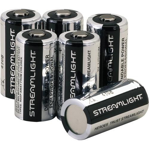 Lithium Batteries, 123, 3 V Helyx Safety & Industrial Supplies