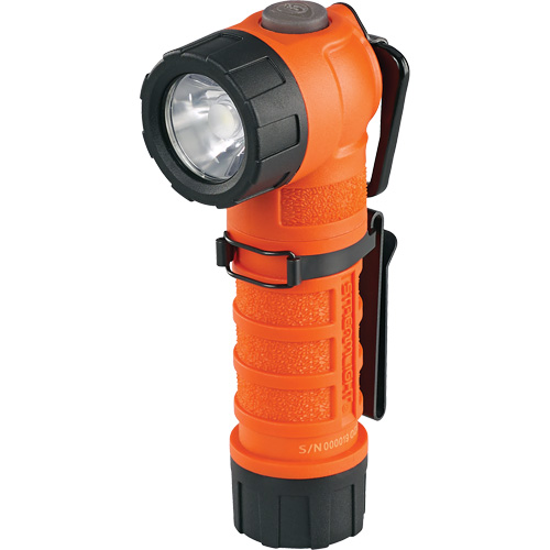 Lampe de poche &agrave; angle droit PolyTac 90 X, DEL, Piles CR123A, Polym&egrave;re Helyx Safety & Industrial Supplies