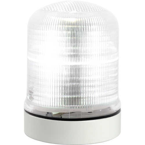Streamline&reg; Modular Multifunctional LED Beacons, Continuous/Flashing/Rotating, Clear Helyx Safety & Industrial Supplies