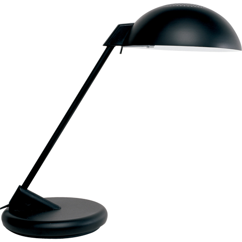 Desk Lamp, 100 W, Incandescent, Black Helyx Safety & Industrial Supplies