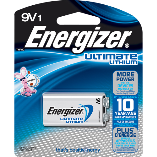 Batteries au lithium, 9 V Helyx Safety & Industrial Supplies