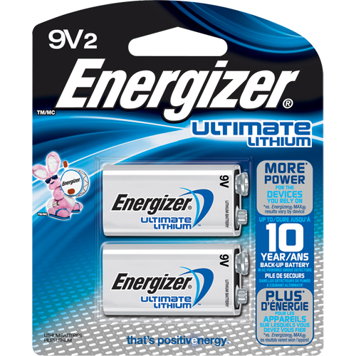 Batteries au lithium, 9 V Helyx Safety & Industrial Supplies