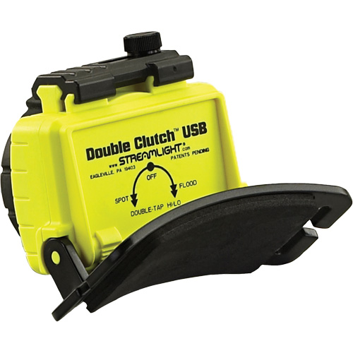 Double Clutch USB Headlamp, LED, 125 Lumens, 3.5 Hrs. Run Time, Rechargeable Batteries Helyx Safety & Industrial Supplies