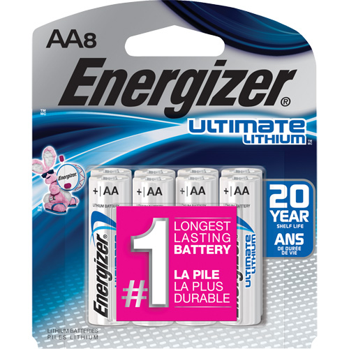 Batteries au lithium Ultimate, AA, 1,5 V Helyx Safety & Industrial Supplies