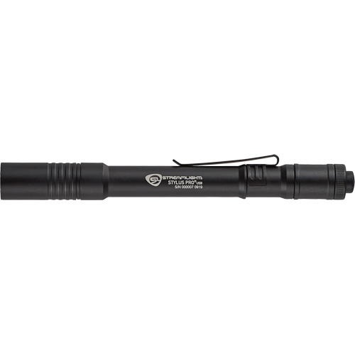 Stylus Pro&reg; USB Pen Light, LED, 350 Lumens, Aluminum Body, Rechargeable Batteries, Included Helyx Safety & Industrial Supplies
