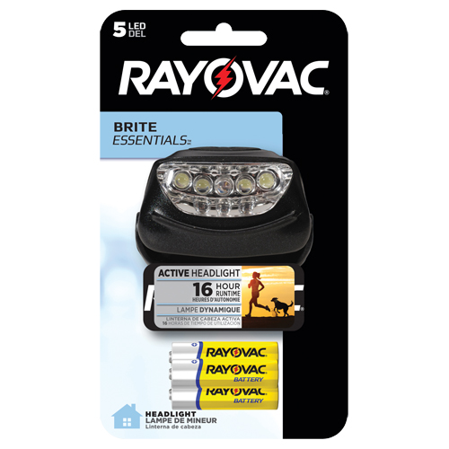 Lampe frontale Brite Essentials, DEL, 14 lumens, 16 hres de fonctionnement, piles AAA Helyx Safety & Industrial Supplies