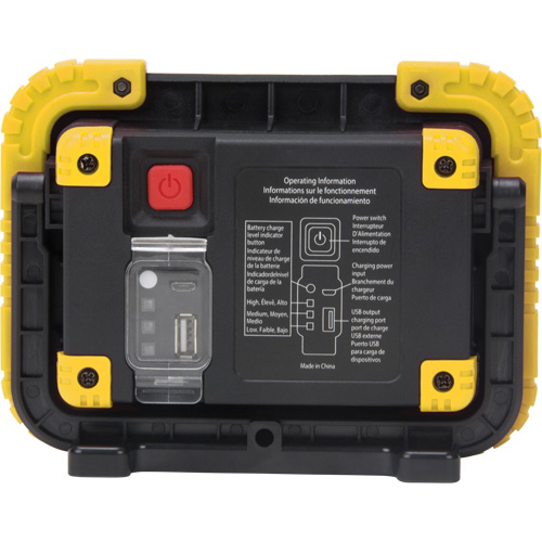 Lampe de travail portative, DEL, 10 W, 1000 lumens, Boîtier en Plastique Helyx Safety & Industrial Supplies