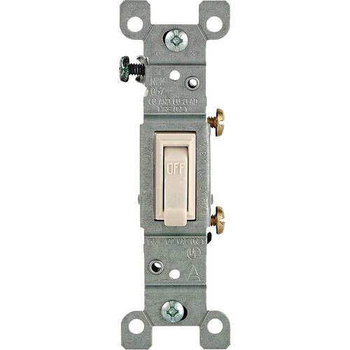 Interrupteur unipolaire de qualit&eacute; r&eacute;sidentielle Helyx Safety & Industrial Supplies