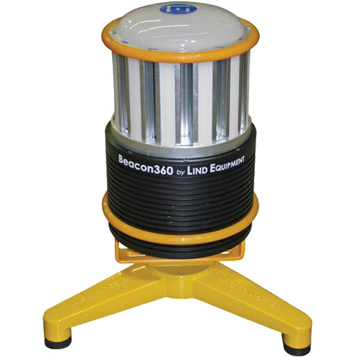 Lampe de travail portative Beacon360 GO avec support au sol, DEL, 45 W, 6000 lumens, Boîtier en Aluminium Helyx Safety & Industrial Supplies