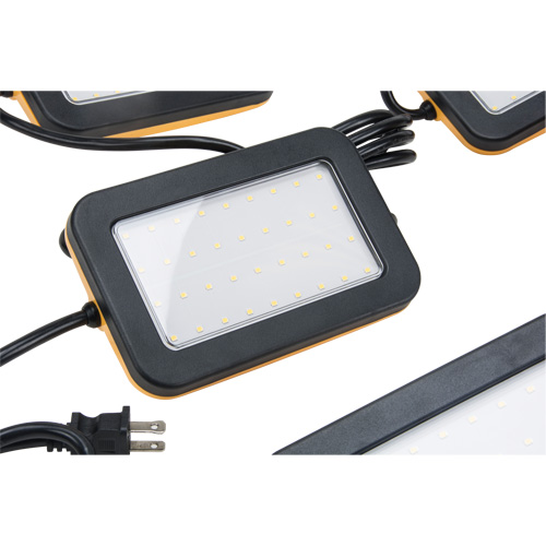 LED String Work Lights, 5 Lights, 50' L, Plastic Housing Helyx Safety & Industrial Supplies