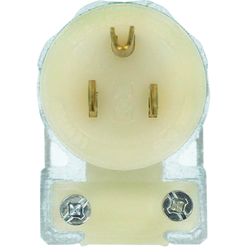 Prise de rallonge &agrave; angle de qualit&eacute; hospitali&egrave;re, Nylon, 15 A, 125 V Helyx Safety & Industrial Supplies
