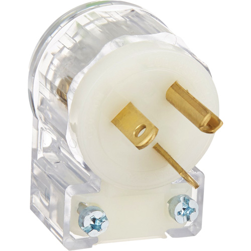Angled Hospital Grade Extension Plug, Nylon, 20 Amps, 250 V Helyx Safety & Industrial Supplies