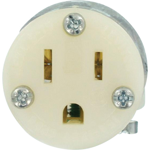 Connecteur de prise de rallonge de qualit&eacute; hospitali&egrave;re, 5-15R, Nylon Helyx Safety & Industrial Supplies