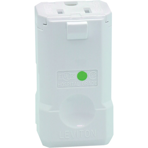 Connecteur de prise de rallonge de qualit&eacute; hospitali&egrave;re, 5-15R, Nylon Helyx Safety & Industrial Supplies