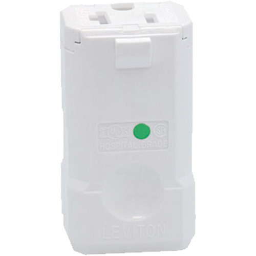 Hospital Grade Plug Connector, 5-20R, Nylon Helyx Safety & Industrial Supplies