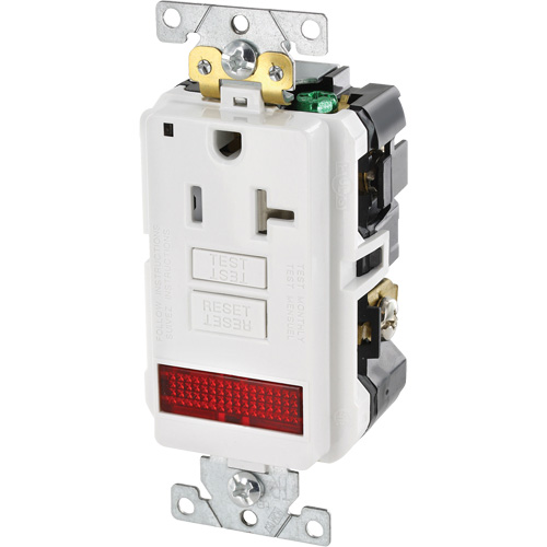 SmartlockPro&reg; Extra Heavy-Duty Self-Test GFCI Receptacle Helyx Safety & Industrial Supplies