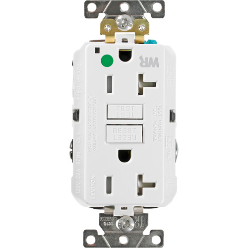 SmartlockPro&reg; Extra Heavy-Duty Self-Test GFCI Receptacle Helyx Safety & Industrial Supplies