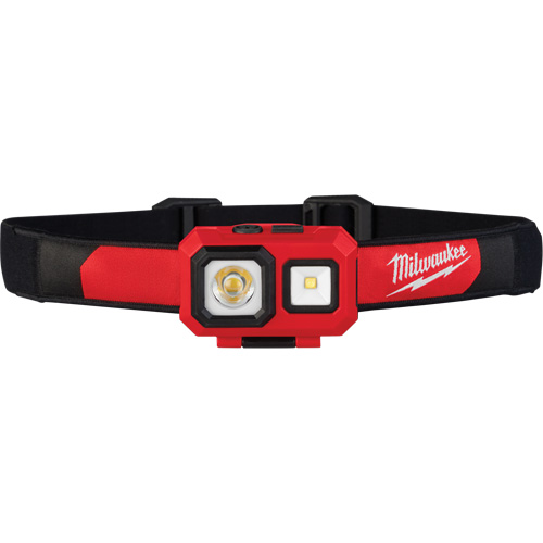 Lampe frontale projecteur et diffuseur, DEL, 450 lumens, 2 hres de fonctionnement, piles AAA Helyx Safety & Industrial Supplies