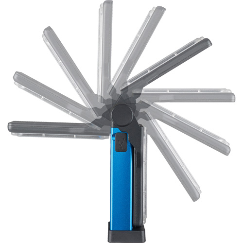 Lampe de travail multifonctionnelle compacte FlipMate, DEL, 500 lumens, Boîtier en Aluminium Helyx Safety & Industrial Supplies