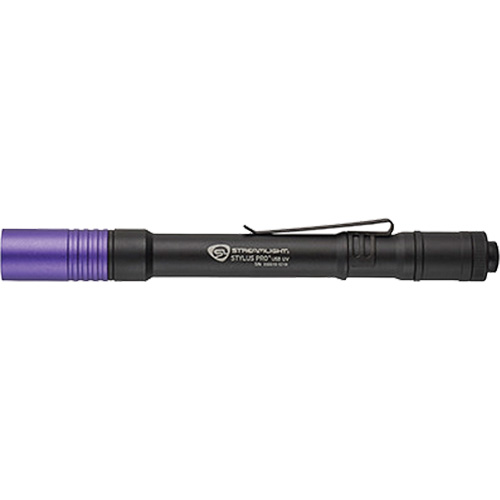 Lampe stylo UV avec port de recharge micro USB Stylus Pro, DEL, Corps en Aluminium, piles Rechargeable, Compris Helyx Safety & Industrial Supplies