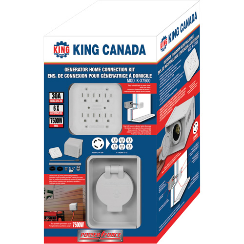 Ensemble de connexion pour g&eacute;n&eacute;ratrice &agrave; domicile Helyx Safety & Industrial Supplies