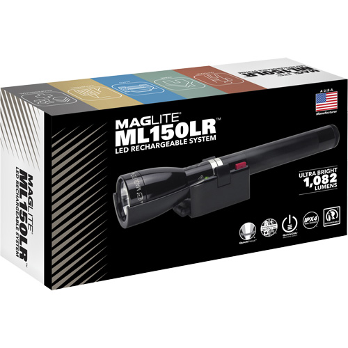 ML150LR(X) Fast-Charging Flashlight, LED, 1082 Lumens, Rechargeable Batteries Helyx Safety & Industrial Supplies