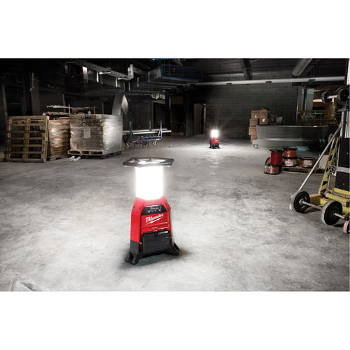 M18 Radius Site Light & Charger with One-Key, LED, 4800/9000/2500 Lumens, Plastic Housing Helyx Safety & Industrial Supplies