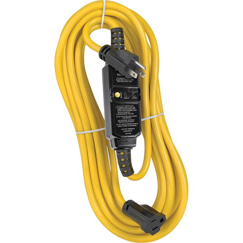 Ensemble de cordon DDFT &agrave; r&eacute;initialisation automatique, 120 V, 15 A, Cordon de 25' Helyx Safety & Industrial Supplies