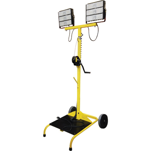 Beacon978 Light Cart with Winch, LED, 150 W, 22500 Lumens, Aluminum Housing Helyx Safety & Industrial Supplies