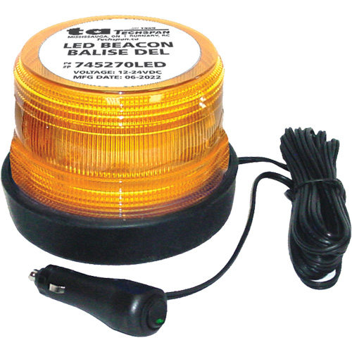 Lampe d'avertissement Junior &agrave; profil bas, Stroboscope, Ambr&eacute;e Helyx Safety & Industrial Supplies