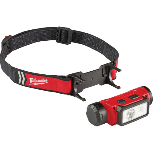 Lampe frontale pour casque de s&eacute;curit&eacute; USB REDLITHIUM, DEL, 600 lumens, 5 hres de fonctionnement, piles Rechargeable Helyx Safety & Industrial Supplies