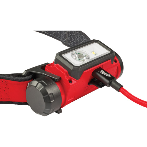 Lampe frontale pour casque de s&eacute;curit&eacute; USB REDLITHIUM, DEL, 600 lumens, 5 hres de fonctionnement, piles Rechargeable Helyx Safety & Industrial Supplies