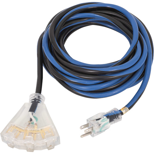 JLEC-1425 Contractor Grade Extension Cord, Indoor/Outdoor, SJTOW, 14 AWG, 15 A, 25' Helyx Safety & Industrial Supplies