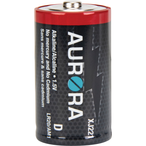 Industrial Alkaline Batteries, D, 1.5 V Helyx Safety & Industrial Supplies