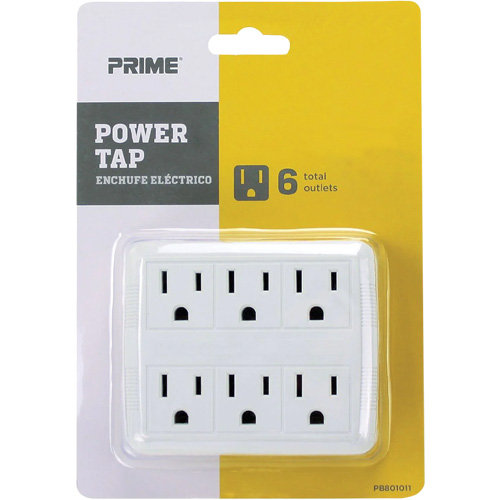 Prise d'alimentation, 6 Prise(s), 15 A, 1875 W, 125 V Helyx Safety & Industrial Supplies