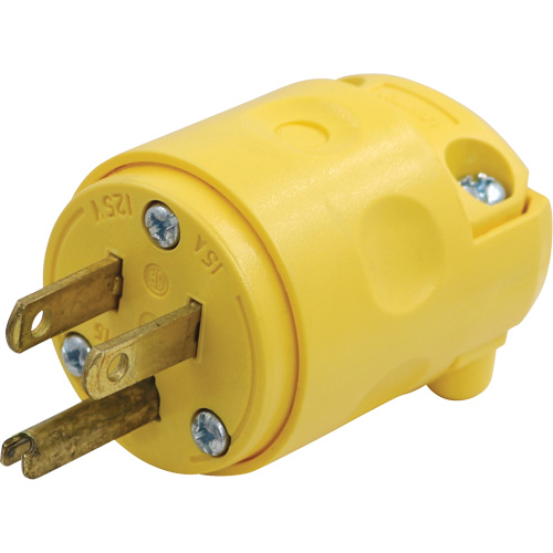 Replacement Plug, PVC, 15 A, 125 V Helyx Safety & Industrial Supplies