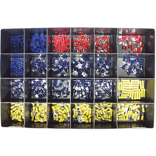 600-Piece Vinyl Insulated Terminals Kit Helyx Safety & Industrial Supplies