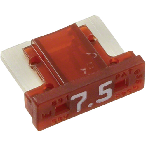 LP MINI&reg; Series Automotive Blade Fuse, Cartridge, 7.5 Amps, 58 V Helyx Safety & Industrial Supplies