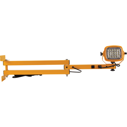 Lampe de quai, Bras 40", 50 W, Ampoule DEL, M&eacute;tal Helyx Safety & Industrial Supplies