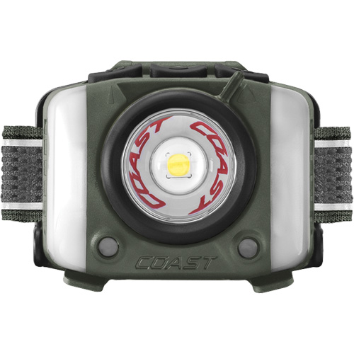 FL97R Tri-Colour Headlamp with Twist Focus & Voice Activation, LED, 830 Lumens, 2 Hrs. Run Time, Rechargeable Batteries Helyx Safety & Industrial Supplies