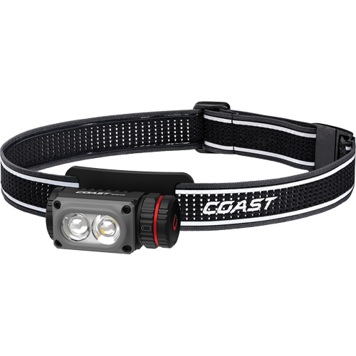 WPH10R Dual Colour Headlamp with Magnet & Clip, LED, 500 Lumens, 3.25 Hrs. Run Time, Rechargeable Batteries Helyx Safety & Industrial Supplies