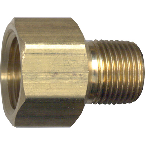 Adaptateur de tuyau, FPT x NPT, 1/2" x 1/4" dia., Laiton Helyx Safety & Industrial Supplies