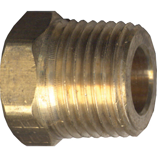 Hex Head Cored Plug, Pipe, 1/4" Dia., Brass Helyx Safety & Industrial Supplies