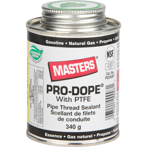 Pipe Thread Sealant, Brush Can, 250 ml, -129° C - 204° C/-200° F - 400° F Helyx Safety & Industrial Supplies