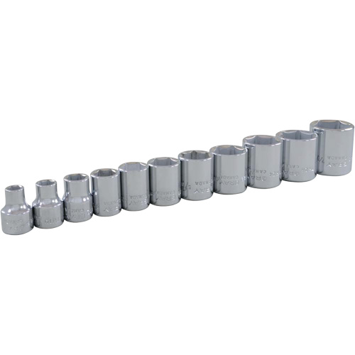 Jeu de douilles SAE, 11 Mcx, Prise de 3/8" Helyx Safety & Industrial Supplies