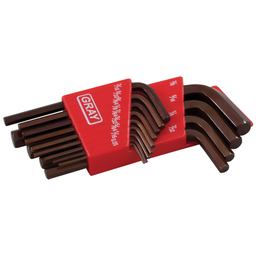 Short Arm Hex Key Set, 13 Pcs., Imperial Helyx Safety & Industrial Supplies