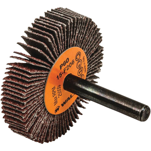 Disque &agrave; lamelles Coolcut, Oxyde d'aluminium, Grain 60, 2" x 3/8" x 1/4" Helyx Safety & Industrial Supplies