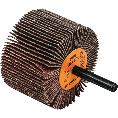 Coolcut Flap Wheel, Aluminum Oxide, 60 Grit, 2-1/2" x 1-1/2" x 1/4" Helyx Safety & Industrial Supplies