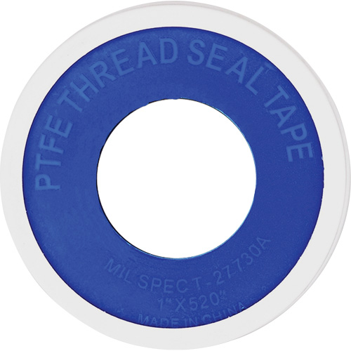 PTFE Thread Tape, 520" L x 1" W, White Helyx Safety & Industrial Supplies